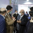 گزارش تصویری از بازدید معاون صنایع عمومی و سرپرست دفتر صنایع نساجی و پوشاک وزارت صمت از غرفه جامعه صنعت کفش ایران